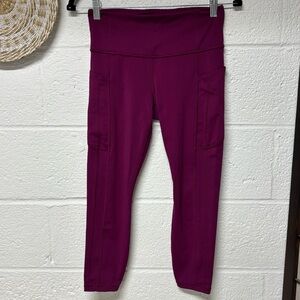 Athleta Magenta Leggings